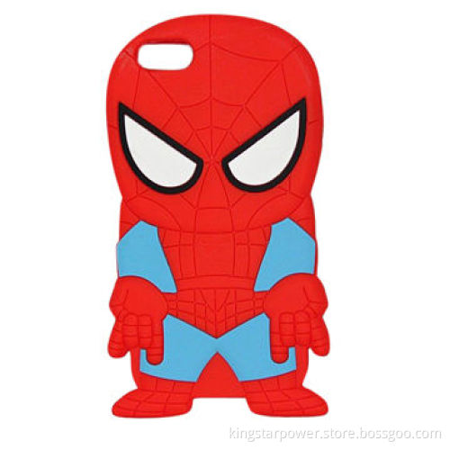 Silicone Cover Case Skin for iPhone 4G/4S 5/5S, Cute Cartoon Animal, Customizable Color/Design